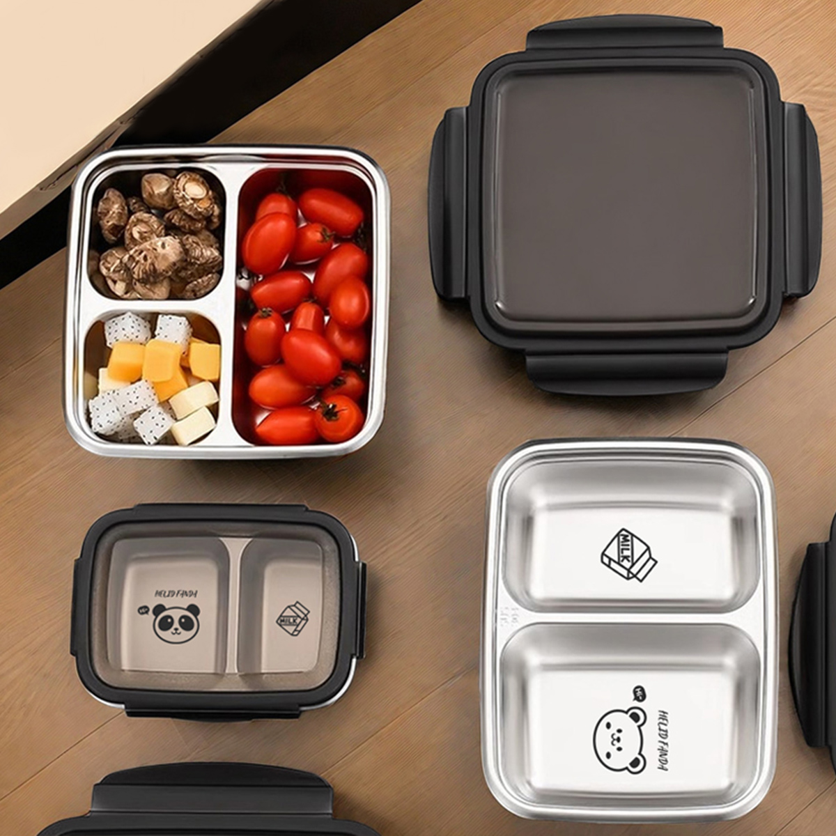 Meal Prep Bowl - WORTHBUY 2/3 сетки из нержавеющей стали