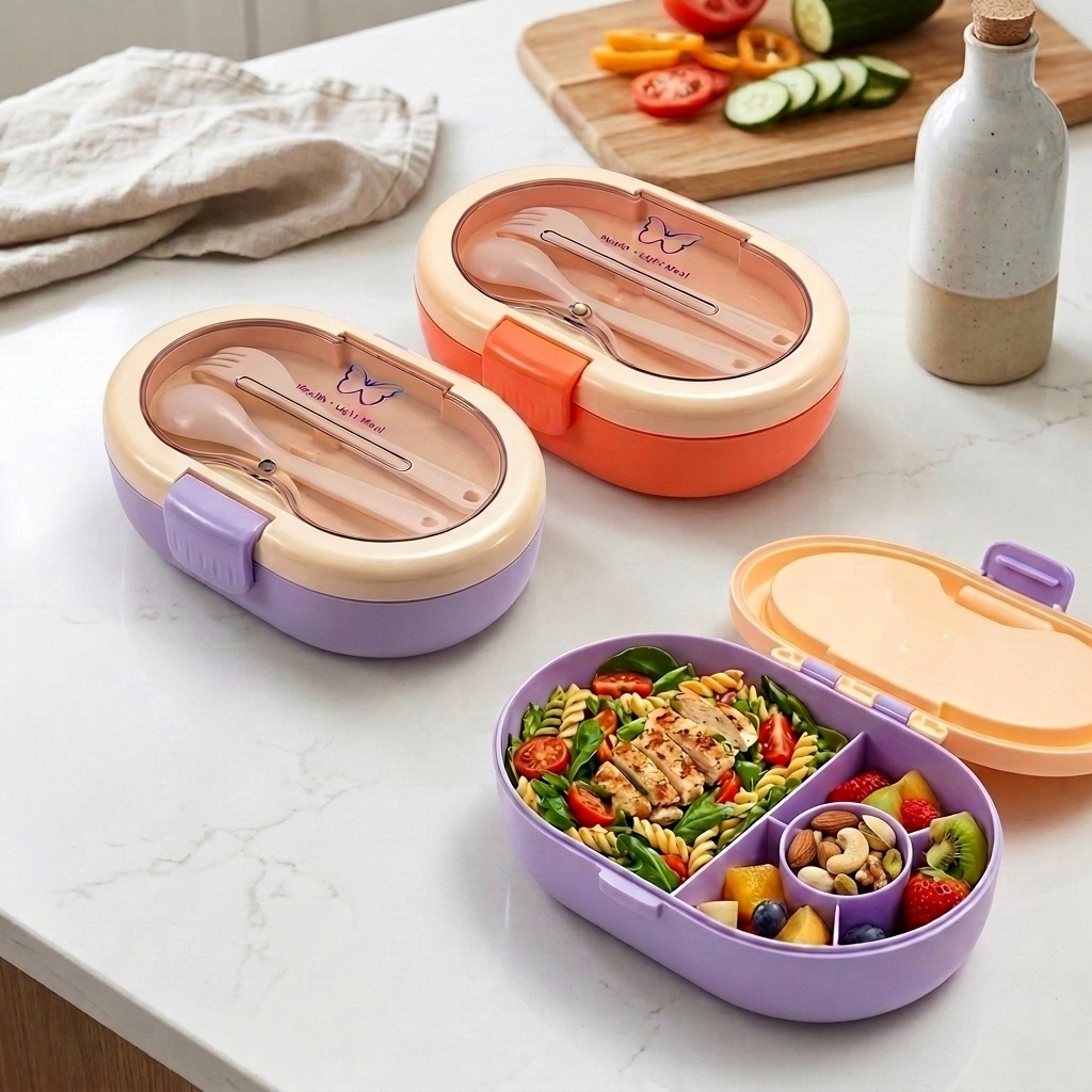 Пластиковый ланч-бокс с отделе – обзор и цена Meal Prep Or Prep Meal